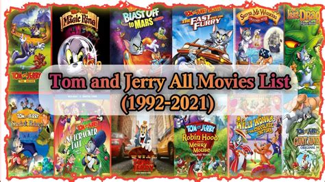 tom and jerry filmography|tom and jerry movie list.